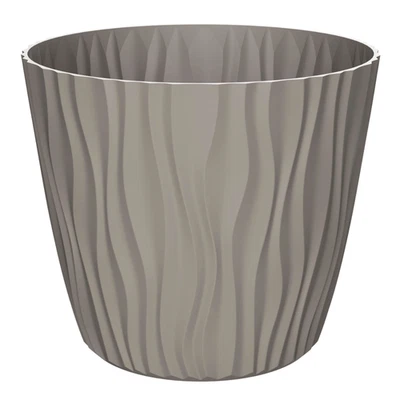 ENGELLAND Blumentopf Mit Bewässerungssystem Pflanztopf Braun Ø 23 cm - Bild 1 von 4