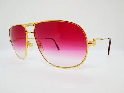 Gafas de sol vintage Cartier Tank cuadradas aviador 62-14 mm - impecables  Foto 1 de 4