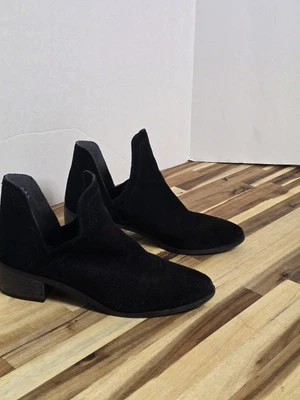 Botines Coconuts by Matisse Pronto Corte Lateral Gamuza Tacón Zapatos Negros 9.5M Foto 1 de 4