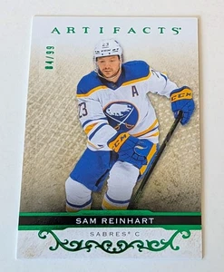 2021-22 Upper Deck Artifacts Hockey /99 Emerald #36 Sam Reinhart Buffalo Sabres - Bild 1 von 2