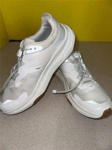 Hoka Men's 8D Transport All White 1129153 Codura Vibram Sole Running Shoe - Picture 1 of 11