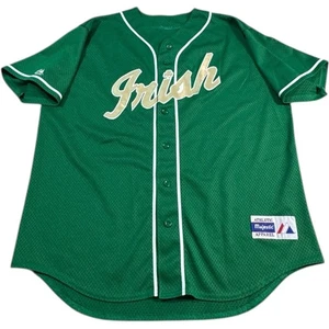 Baseball Trikot Original Majestic Notre Dame Fighting Irish Herren XL ohne Größenetikett - Bild 1 von 7
