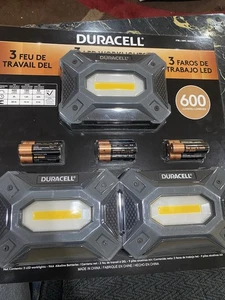 Duracell 1600251 600 Lumens Flashlight - 3 Pack - With Batteries - New & Sealed - Picture 1 of 4