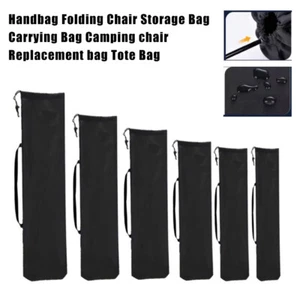 Camping Klappstuhl tragbar Rucksack zusammenklappbar Sport Strandstuhl mit Tasche - Bild 1 von 16