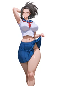 Calcomanía de coche de 6" Momo Yaoyorozu My Hero Academia Waifu anime - Imagen 1 de 1