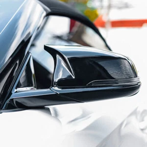 2X Tapas de cubierta de espejo retrovisor lateral negro brillante para BMW X1 F48 F49 X2 F39 Z4 G39 F40 F44 - Imagen 1 de 11
