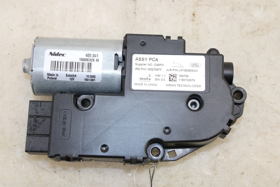 2017-2020 Jaguar XE Sun Roof Motor JX7353508AA OEM JG17 - Image 1 of 4