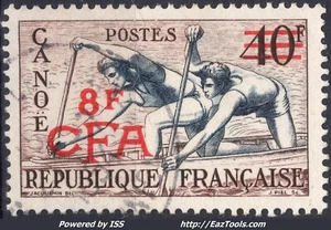 REUNION JEUX OLYMPIQUES CANOE N° 314 AVEC OBLITERATION - Picture 1 of 2