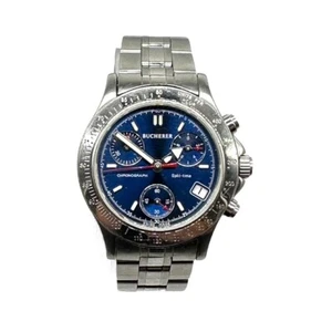 Bucherer Stainless Steel Split-Time Women's Chronograph Watch - Picture 1 of 9