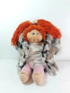 Vintage Cabbage Patch Doll with Orig Clothes Diaper & Fur Coat 1982 - Picture 1 of 8