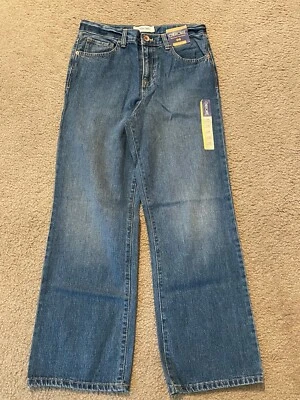 Nuevos Jeans Cherokee Azul Calce Relajado para Niños Pierna Recta Cintura Ajustable 14 Husky Foto 1 de 4