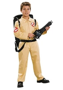 Kids Ghostbusters Cosplay Costume Suitable 3-9 Years Boys Jumpsuit Backpack - Picture 1 of 7