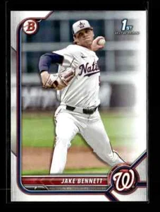 2022 Bowman Draft Paper Jake Bennett Washington Nationals #BD-141 5 Card Lot - Picture 1 of 1