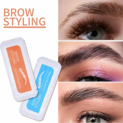 Eyebrow Perming + Setting Set Lifting 3D Feathery Keratin Brow Lamination Kit ! - Image 1 of 4