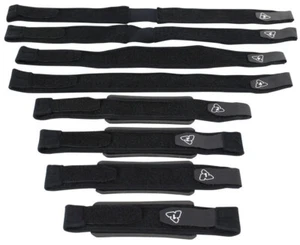 Leatt X-Frame Hybrid Knee Brace Strap Kit Black - Picture 1 of 2