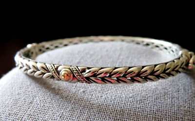 Brazalete Effy de plata de ley y oro rosa de 18 quilates Foto 1 de 4