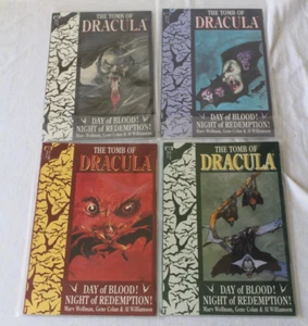 MARVEL EPIC COMICS TOMB OF DRACULA 1991 #1 #2 #3 & #4 Full Set BLADE Appearance - Picture 1 of 6