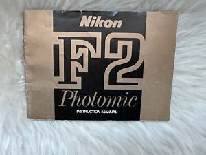 Nikon F2 Mode d’emploi / Manuel / Instructions en Anglais