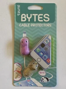 Tzumi Bytes Cable Protectors - Universal - {Pig & Sheep} NEW in Package - Picture 1 of 2