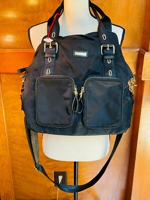 Nueva bolsa de pañales de nailon premium British Storksak Alexa venta al por menor $195 Foto 1 de 4
