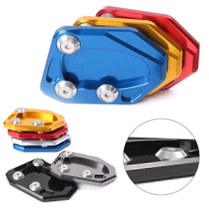 1PC Motorcycle Kickstand Side Stand Plate Extension Pad For LIFAN KPR150 Black - Bild 1 von 3