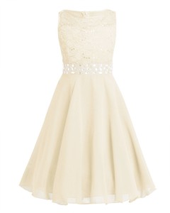 Las mejores ofertas en Vestidos de fiesta de color beige para Niñas | eBay
