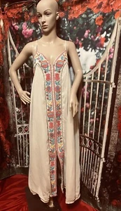 Boston Proper Embroidered Summer Dress Size L - Picture 1 of 4