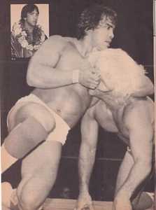 Ricky Steamboat Ric Flair 8x10 Pro Wrestling Magazine Page Wrestler WWF WWE - Picture 1 of 3