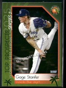 Florida State Top Prospects FSL 2025 2nd Gage Stanifer RC Rookie Blue Jays - Imagen 1 de 2