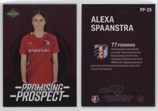 2023 Parkside NWSL Vol 1 Promising Prospect Alexa Spaanstra #PP-29 Rookie RC