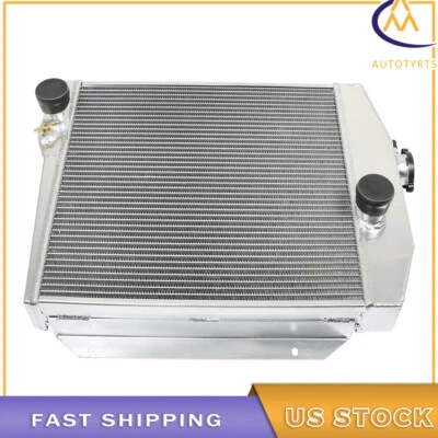 Radiador de aluminio 4 filas para 1961 1962-1971 International Harvester Scout 3,2 L Foto 1 de 4