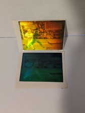 (2)From sheet 1994 Roberto Clemente Hologram Card 3,000 Hits Pittsburgh Pirates