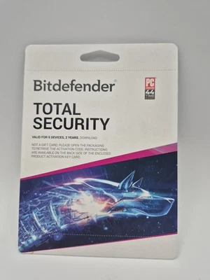 Bitdefender Total Security – Complete Antivirus– 5 Devices | 2 Year Subscription - Image 1 of 2