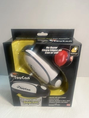 TouCan Can Opener Battery Operated  One Touch Smooth Edges Hands-free New! 1513 - Image 1 of 4