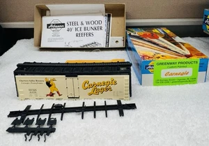 HO GREENWAY PRODUCTS CUSTOM PAINTED BEER REEFER KIT CARNEGIE LAGER  PA - Picture 1 of 4