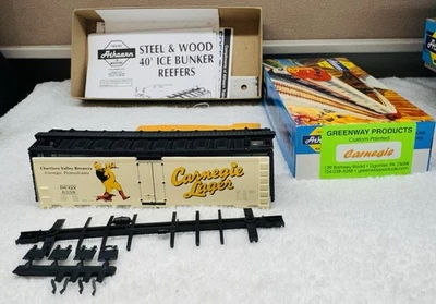 HO GREENWAY PRODUCTS CUSTOM PAINTED BEER REEFER KIT CARNEGIE LAGER  PA - Image 1 of 4