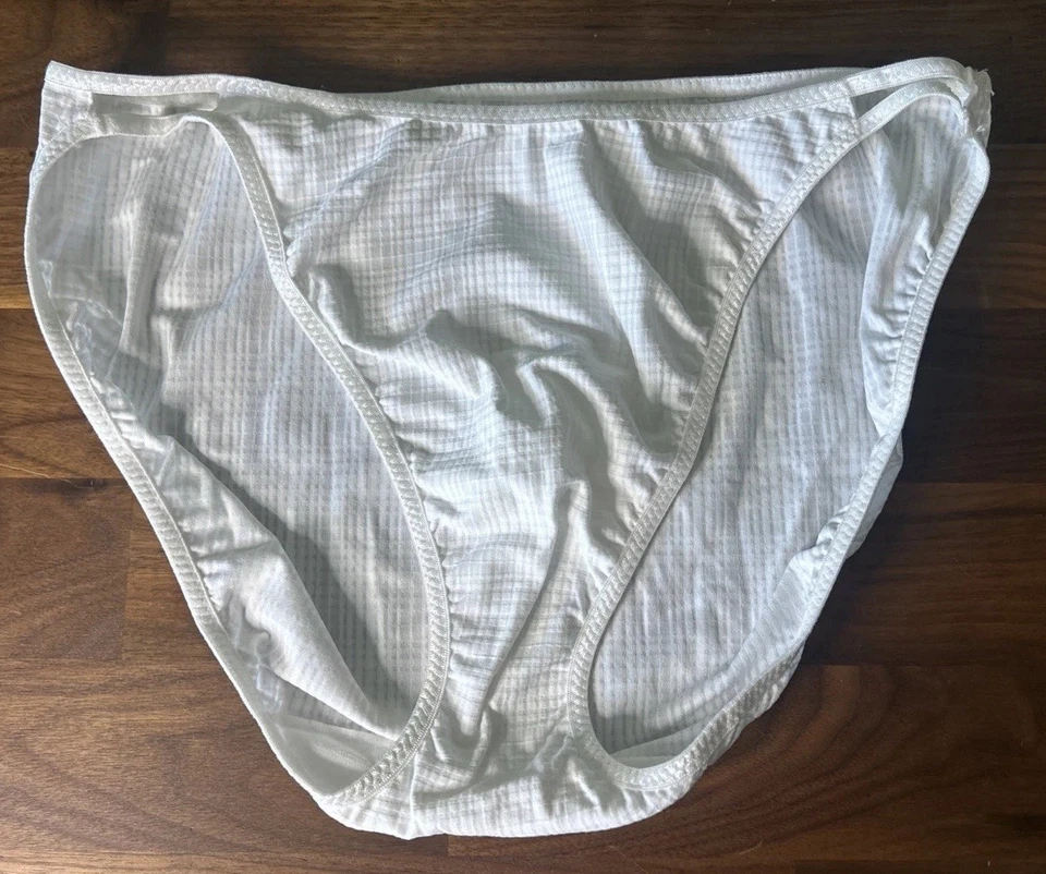 Bragas de bikini de doble cuerda de nailon Barely There de colección L blancas segunda piel nupcial Foto 1 de 4