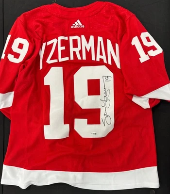 Steve Yzerman Signed Autographed Adidas Jersey JSA Cert - Image 1 of 4