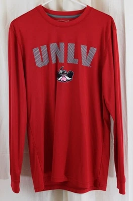 Camiseta Campus Heritage Para Hombres Manga Larga UNLV Rebels Roja Talla Grande Foto 1 de 3