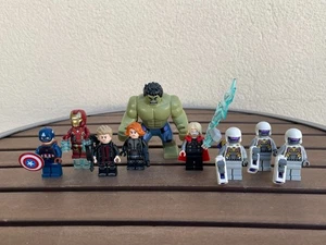 LEGO Marvel 76291 Avengers Age of Ultron Complete Minifigure Set Hulk Hawkeye - Picture 1 of 9