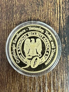 50° anniversario della NSA 1952-2002 Moneta ECCELLENZA CRITTOGRAFICA Agenzia di Sicurezza Nazionale - Foto 1 di 2