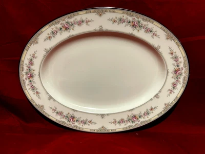 Plato para servir ovalado Noritake 9729 Shenandoah 12" x 9" Japón Foto 1 de 2
