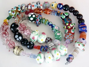 Assorted VG Design lampwork, Crystal, silver and glass beads - Picture 1 of 2