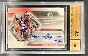 2004-05 SP AUTHENTIC SIGNATURES #HO HAKEEM OLAJWON BGS 9.5 GEM MINT/10 AUTO - Picture 1 of 2