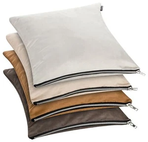 2er Pack Kissenhülle Kissenbezug 40x40 50x50 Wildleder Optik Milano Sun Garden  - Bild 1 von 21