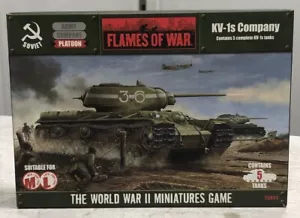 Flames of War - KV-1s Tank Company SBX04 Rare OOP - Picture 1 of 7