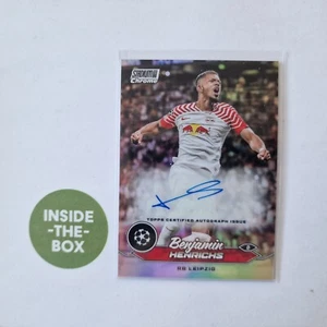 Henrichs Leipzig Topps Stadium 2023 24 Club UEFA Benjamin RB Autogramm Auto - Picture 1 of 1