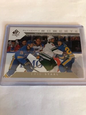 2018-19 SP Authentic Moments Eric Staal #115 - Image 1 of 2
