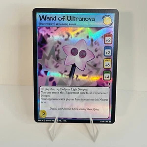 Neopets TCG Wand Of Ultranova Holo Foil 155/150 The Darkest Faerie 2005 LP - Picture 1 of 4