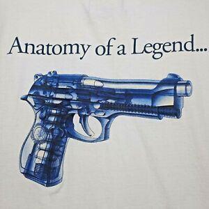 Beretta 9mm Pistol T-Shirt XXL, Anatomy of a Legend, Gun Firearm Shirt
